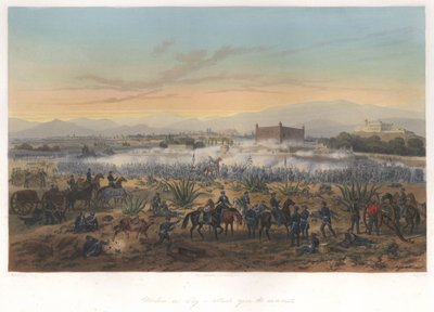 Molino del Rey – Attack upon the Casa Mata (September 8, 1847) in the Mexican-American War by Adolphe Jean Baptiste Bayot